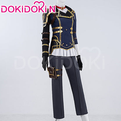 【US LOCAL SHIPPING 】【Size XS-3XL】DokiDoki-N Game Cosplay Cosplay Costume Bule White