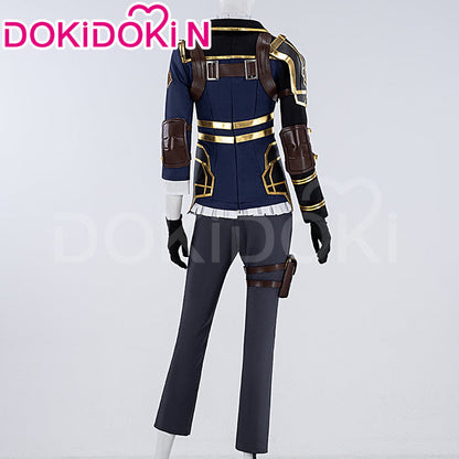 【US LOCAL SHIPPING 】【Size XS-3XL】DokiDoki-N Game Cosplay Cosplay Costume Bule White