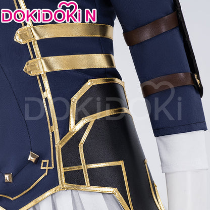 【US LOCAL SHIPPING 】【Size XS-3XL】DokiDoki-N Game Cosplay Cosplay Costume Bule White