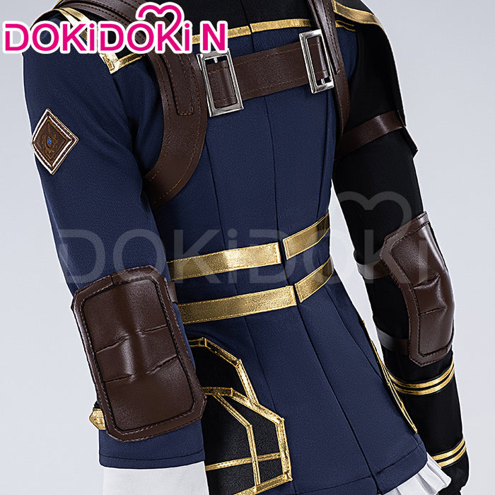 【US LOCAL SHIPPING 】【Size XS-3XL】DokiDoki-N Game Cosplay Cosplay Costume Bule White