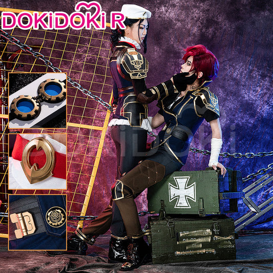 【US LOCAL SHIPPING 】【Size XS-3XL】DokiDoki-R Anime Game Cosplay Cosplay Costume Female Uniform