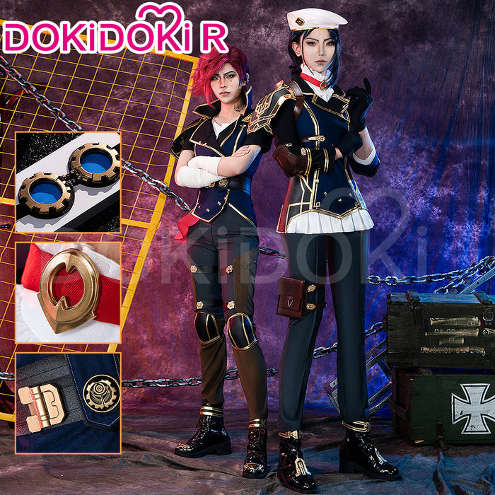 【US LOCAL SHIPPING 】【Size XS-3XL】DokiDoki-R Anime Game Cosplay Cosplay Costume Female Uniform