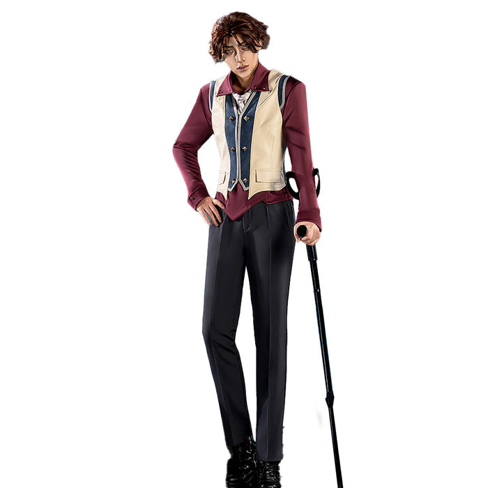 【US LOCAL SHIPPING】【Size S-3XL】【LAST BATCH】DokiDoki-SR Game Cosplay Costume Male Suit