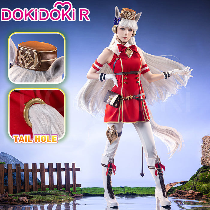 【US/EU LOCAL SHIPPING 】【Size XS-3XL】DokiDoki-R Anime Game Cosplay Costume Red