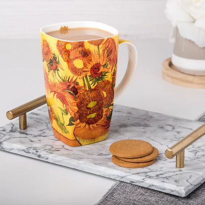 Van Gogh "Sunflowers" Tall Mug